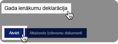 VID EDS ielogošanās fiziskās personas profilā