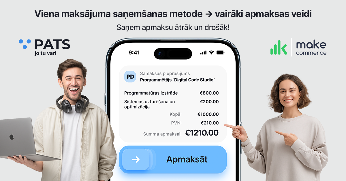 Ātrā apmaksas saņemšana ar pats.lv